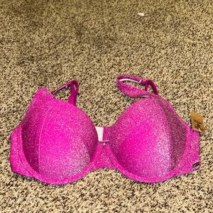 Pink Glitter Bikini Top